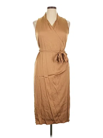 Pre-owned Vince Casual Dress In Brown