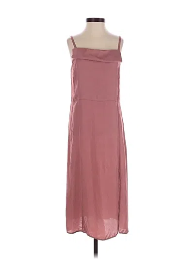 Pre-owned Vince Casual Dress In Burgundy