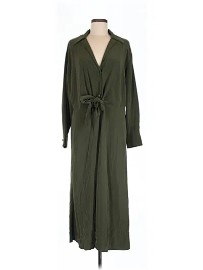 Pre-owned Vince Casual Dress In Green