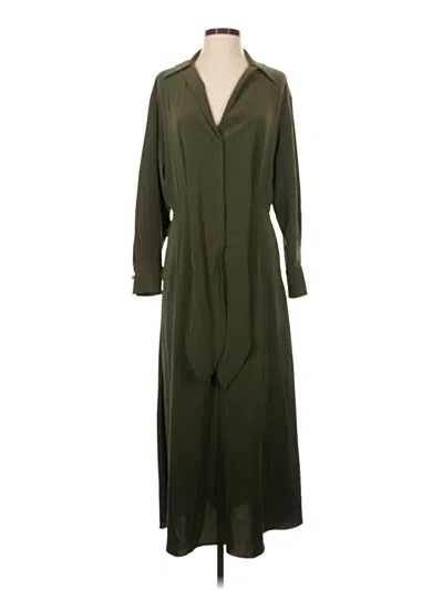 Pre-owned Vince Casual Dress In Green