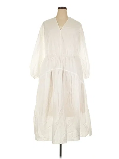 Pre-owned Vince Casual Dress In Ivory