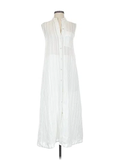 Pre-owned Vince Casual Dress In White