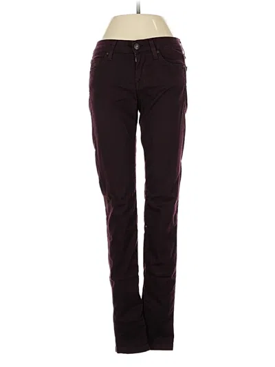 Pre-owned Vince Casual Pants In Burgundy