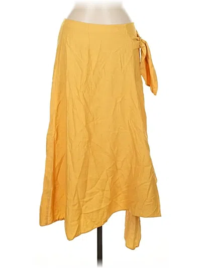 Pre-owned Vince Casual Skirt In Yellow