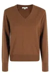 Vince Bias Silk Long-sleeve Blouse In Alm