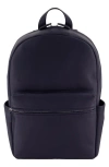 Vince Cavalor Leather Backpack In Blue