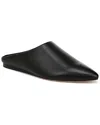 Vince Cay Slip On-b Leather Mule In Black