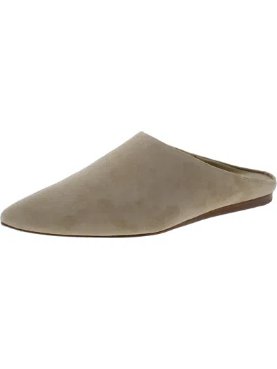 Vince Cay Womens Suede Pointed Toe Mules In Grey