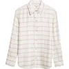 Vince Check Plaid Button-up Shirt In Multi