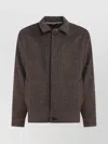 Vince Houndstooth Overshirt Jacket Jackets Brown In Gold