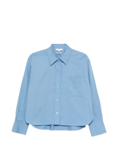 Vince Chest-pocket Shirt In Blue