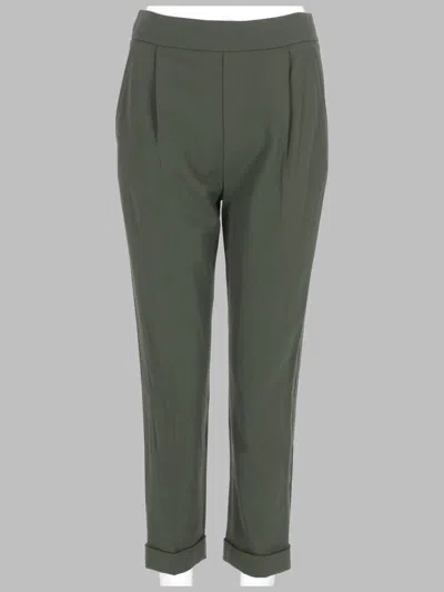 Vince Chic Viscose Blend Trousers For Women In Green