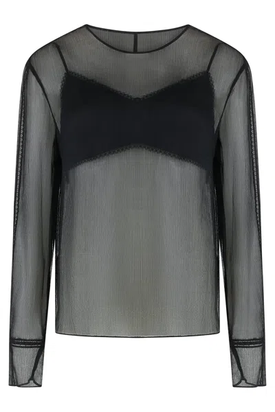 VINCE CHIFFON BLOUSE