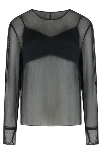 VINCE VINCE CHIFFON BLOUSE