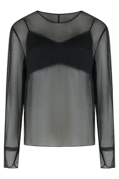 VINCE VINCE CHIFFON BLOUSE