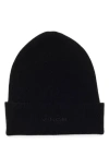Vince Chunkky Rib Wool & Cashmere Beanie In Black