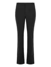 Vince Cigarette Flared Trousers In Black