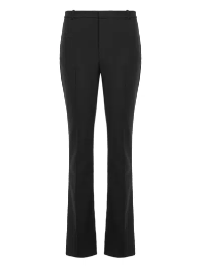 Vince Cigarette Flared Trousers In Black
