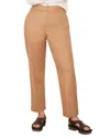 Vince Stretch Cotton Blend Cigarette Pants