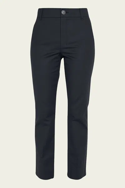 Vince Cigarette Trouser In Coastal Blue In Black