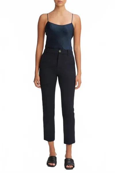 Vince Cigarette Trousers In Coastal Blue