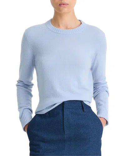 Vince Classic Cashmere Sweater In Animal Print