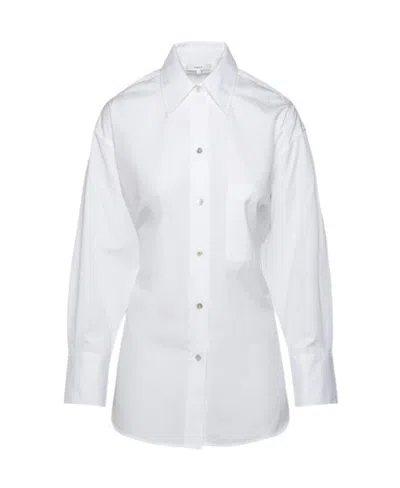 Vince Classic Cotton Shirt In White