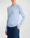 Vince Cashmere Crewneck Sweater In Porcelain Blue
