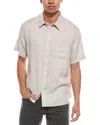 Vince Short-sleeved Linen Shirt