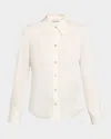 Vince Classic Slim-fit Shirt In White
