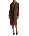 Vince Classic Straight Coat In Multi