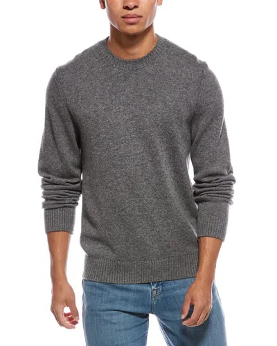 Vince Classic Wool & Cashmere-blend Crewneck Sweater In Gray