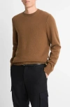 Vince Men's Wool-cashmere Crew Sweater In Vicuna