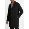 Vince Classic Wool Blend Coat In Black