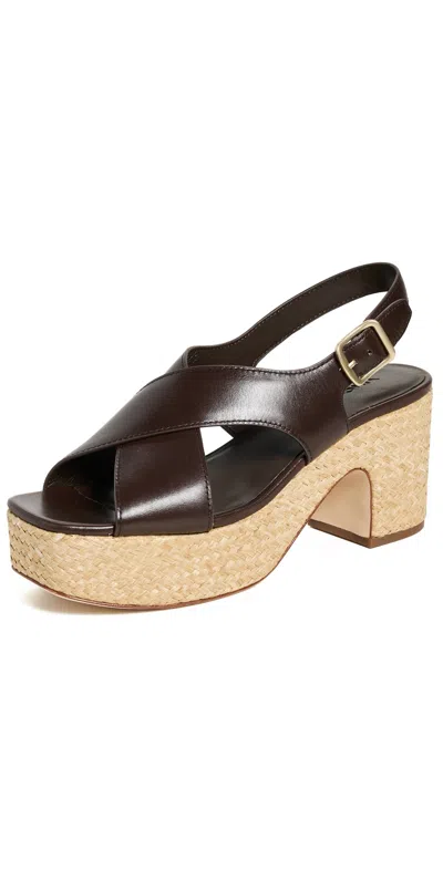 VINCE CLEMENTINA SANDALS CACAO BROWN