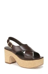 Vince Clementina Slingback Platform Sandal In Cacao Brown