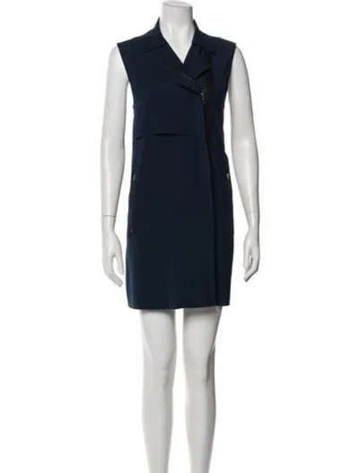 Pre-owned Vince Coat In Blue