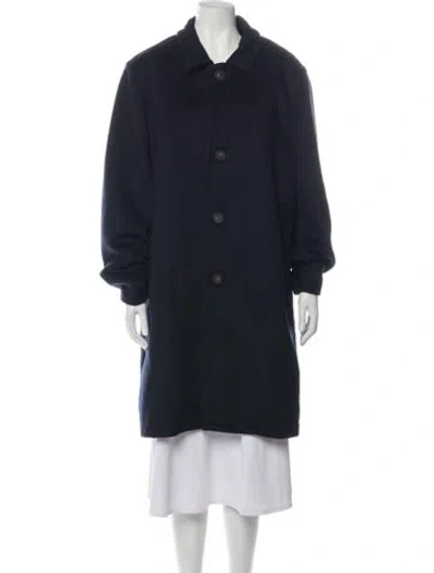 Pre-owned Vince Coat In Blue