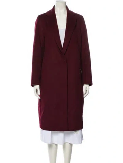Pre-owned Vince Coat In Burgundy