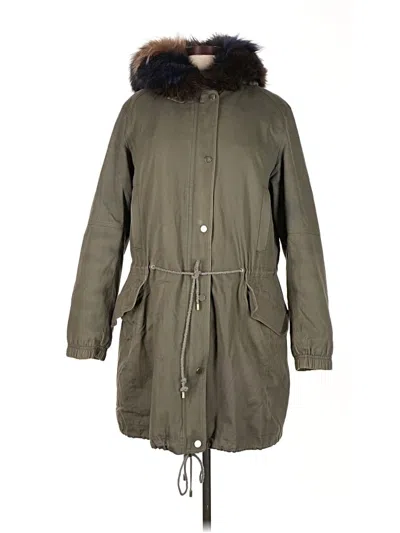 Pre-owned Vince Coat In Green