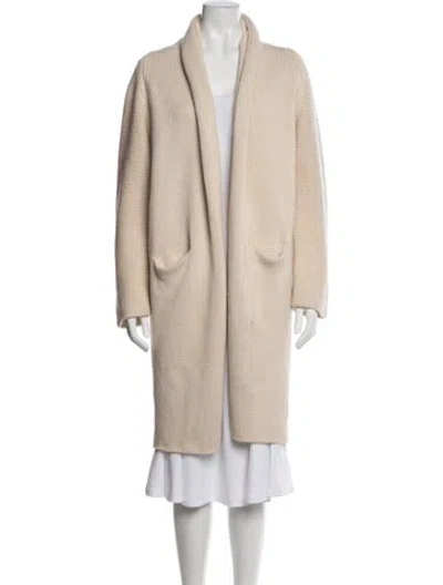 Pre-owned Vince Coat In Neutrals