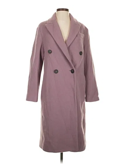 Pre-owned Vince Coat In Purple