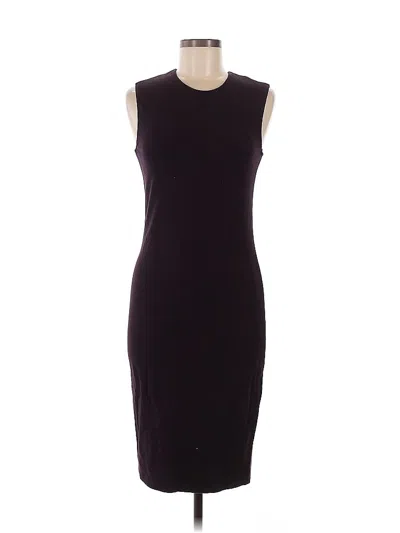 Pre-owned Vince Cocktail Dress In Burgundy