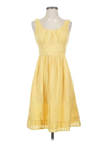 Pre-owned Vince Cocktail Dress In Yellow