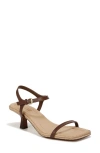 Vince Coco Leather Kitten-heel Espadrille Sandals In Maple Wood