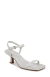 Vince Women's Coco Horchata Leather Kitten-heel Sandals In White