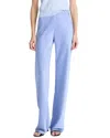 Vince Colette Fluid Satin Bias Pant In Blue
