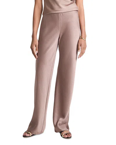 Vince Colette High Waist Fluid Satin Bias Pants In Pink