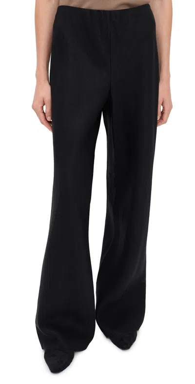 Vince Colette Linen Bias Pants Black