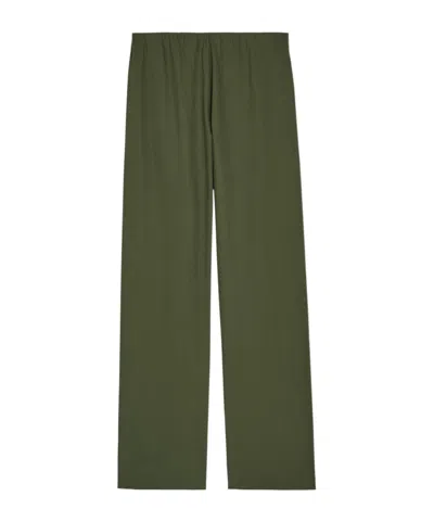 Vince Colette Wide-leg Cotton-poplin Trousers In Animal Print